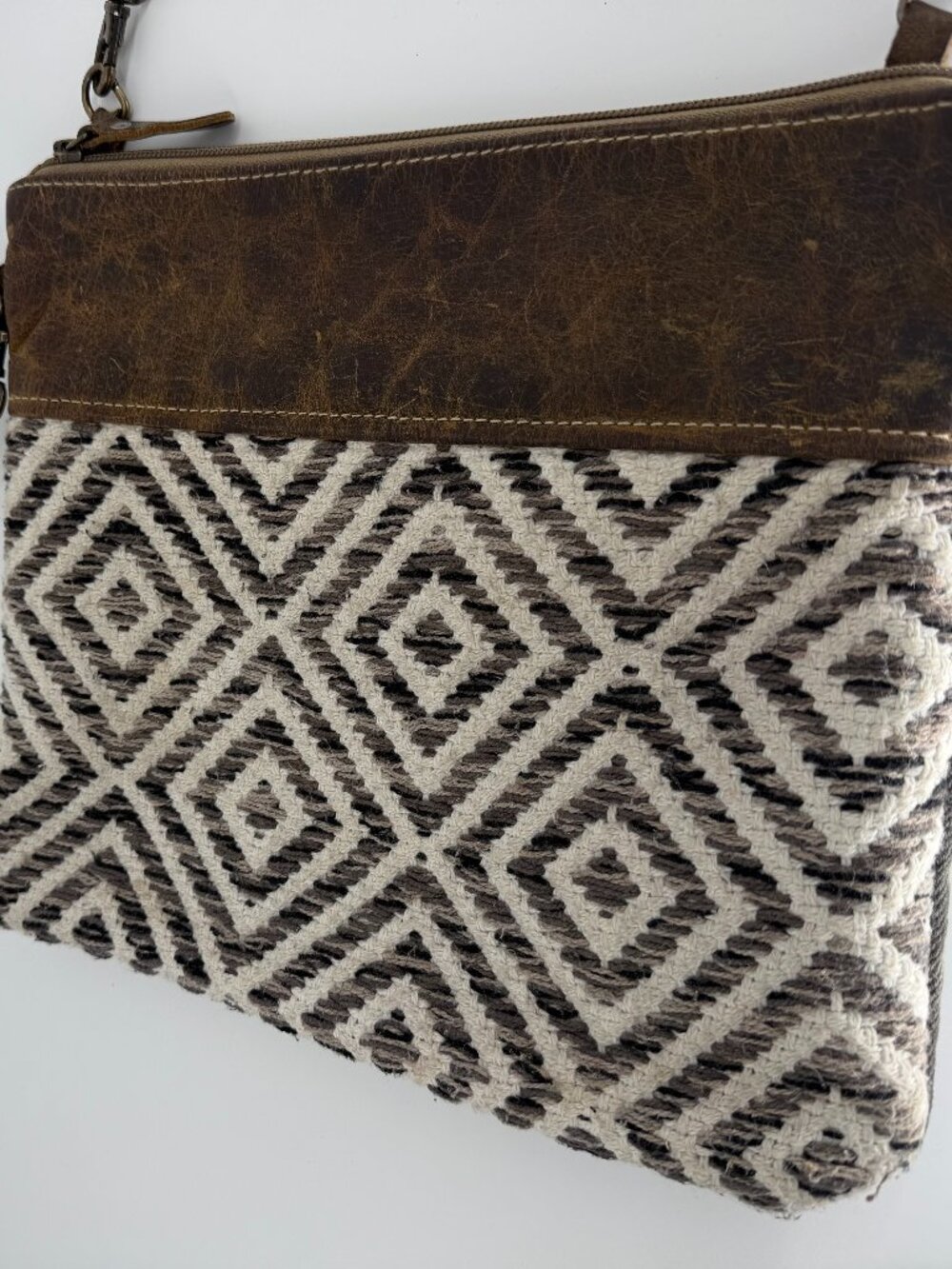 Myra Bag Brown design on front